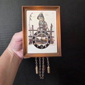 Vintage M.I. Hummel Miniature Wall Clock